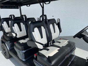 Charcoal Evolution Maverick 6 Seater Golf Cart Lithium 04